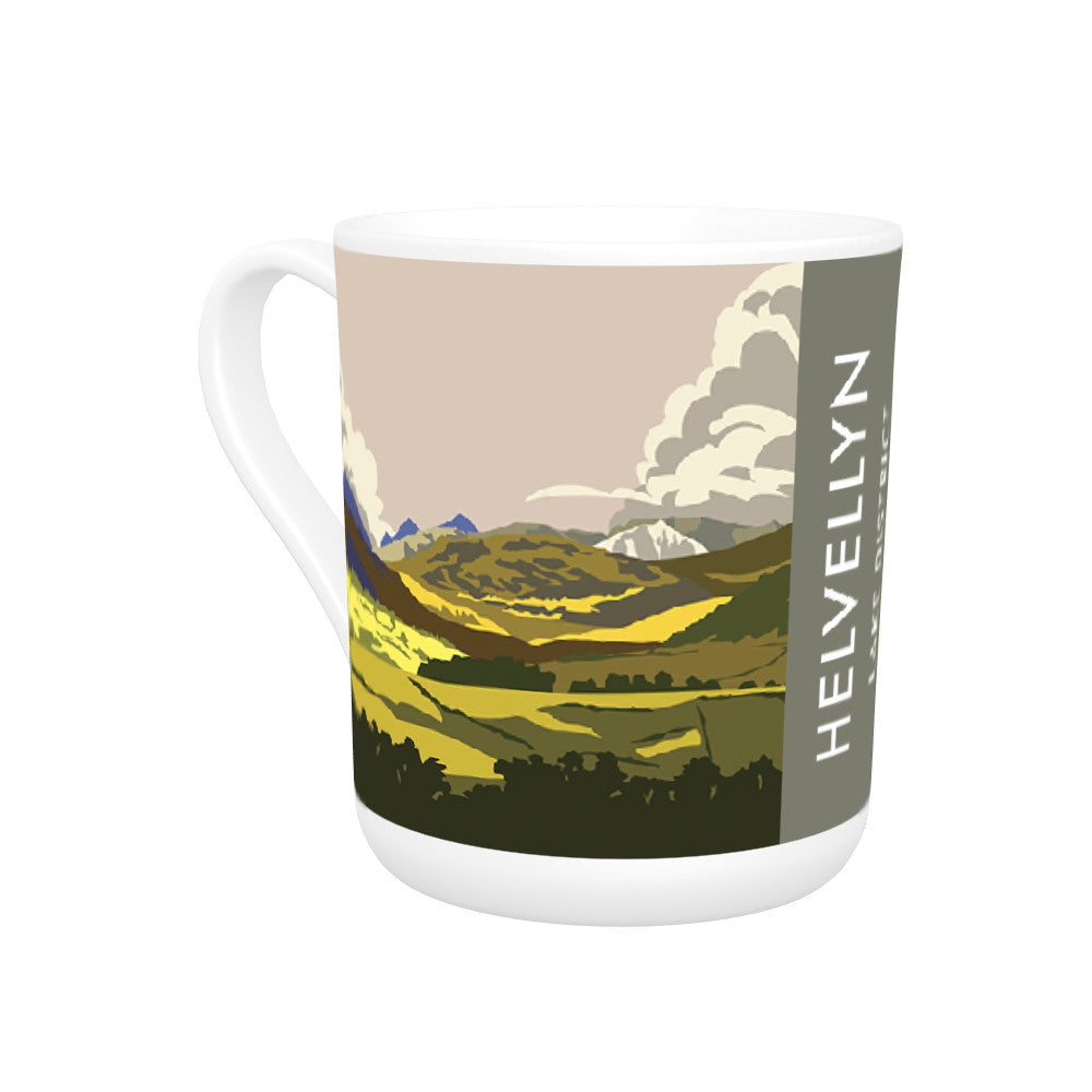 Helvellyn, Lake District, Cumbria Bone China Mug