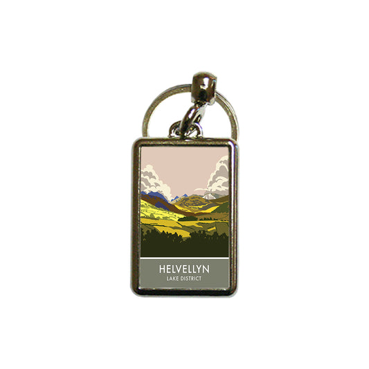 Helvellyn Metal Keyring