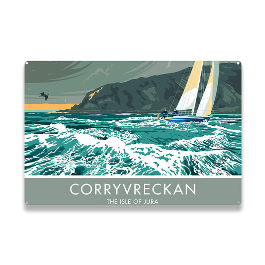 Corryvreckan Metal Sign