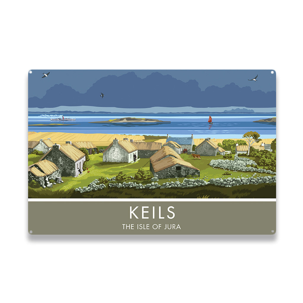 Keils Metal Sign