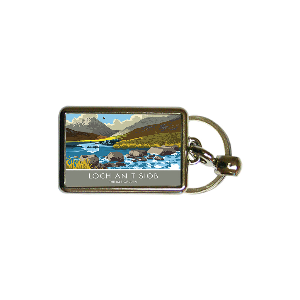 Lock An T Siob Metal Keyring