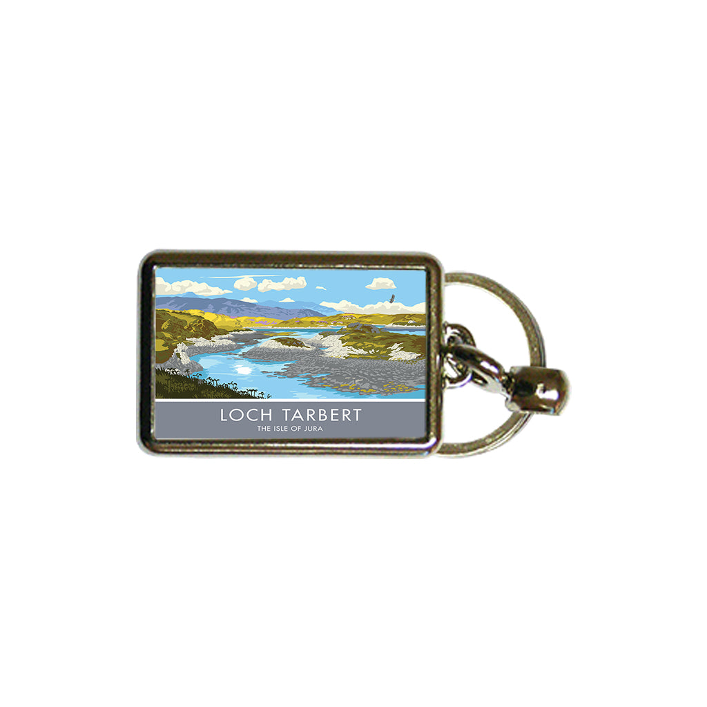 Loch Tarbert Metal Keyring