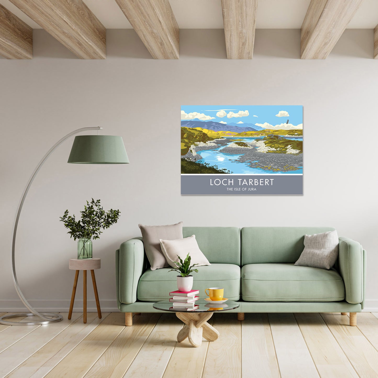 Loch Tarbert Art Print