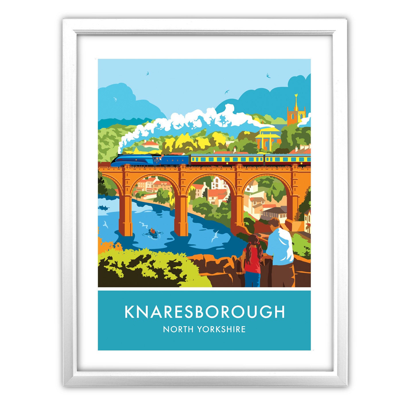 Knaresborough, North Yorkshire Art Print
