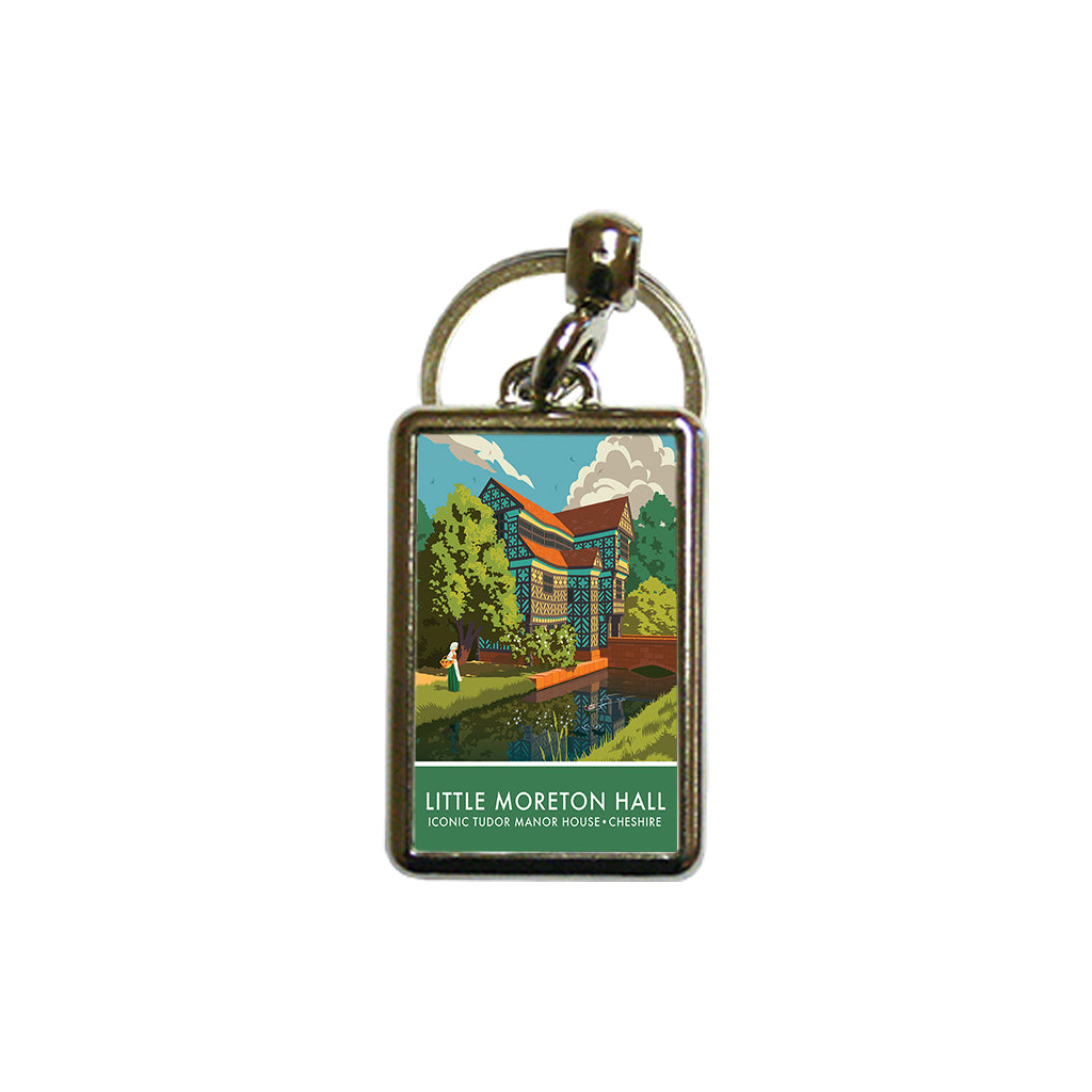 Little Moreton Hall Metal Keyring