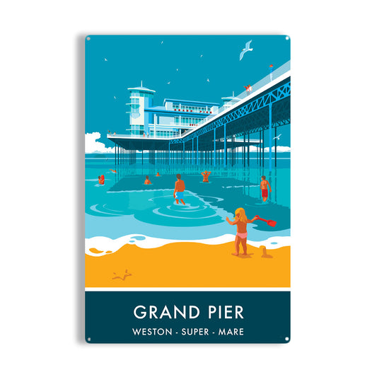 Grand Pier Metal Sign