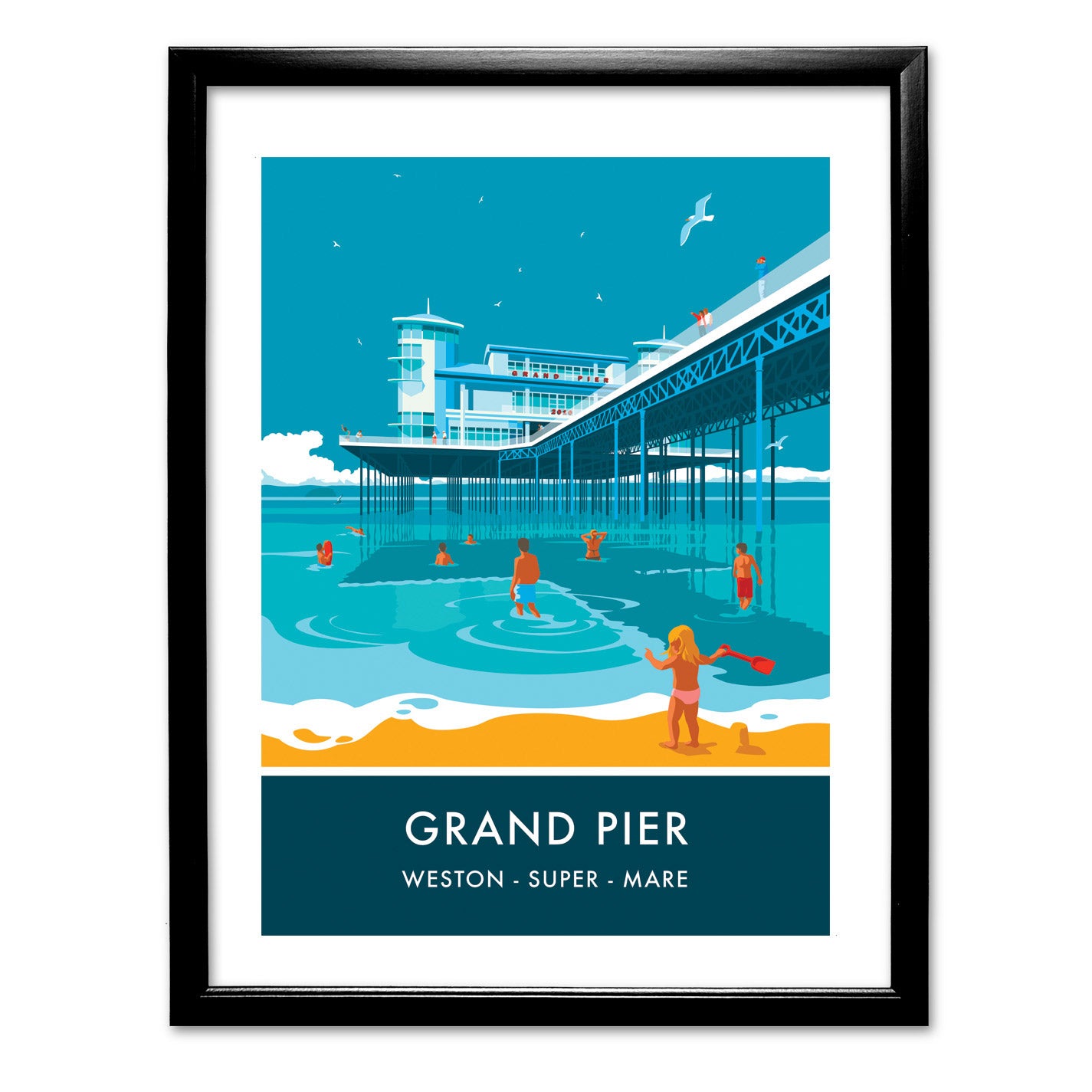 Grand Pier Art Print