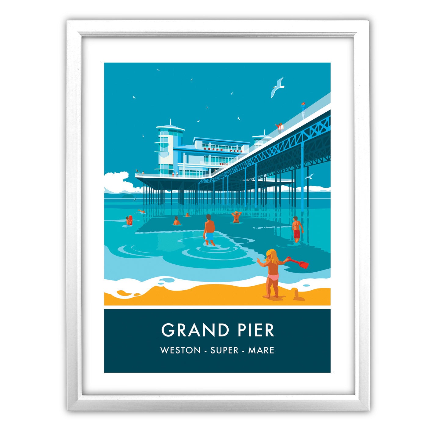 Grand Pier Art Print