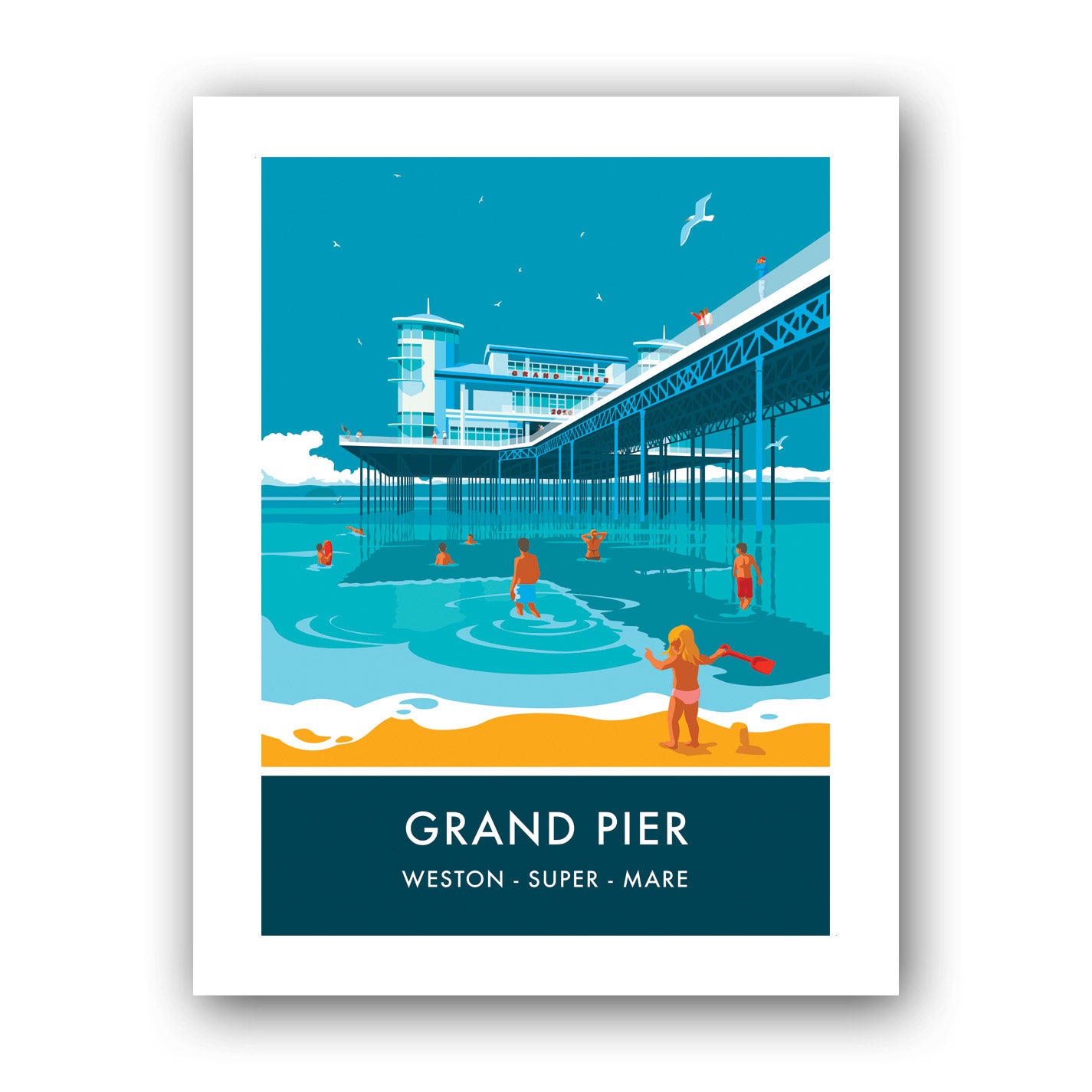 Grand Pier Art Print