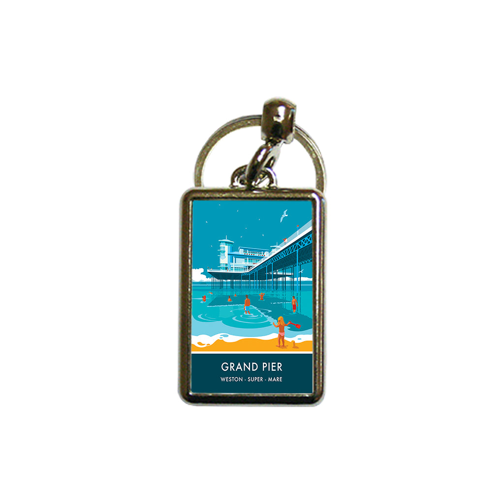 Grand Pier Metal Keyring