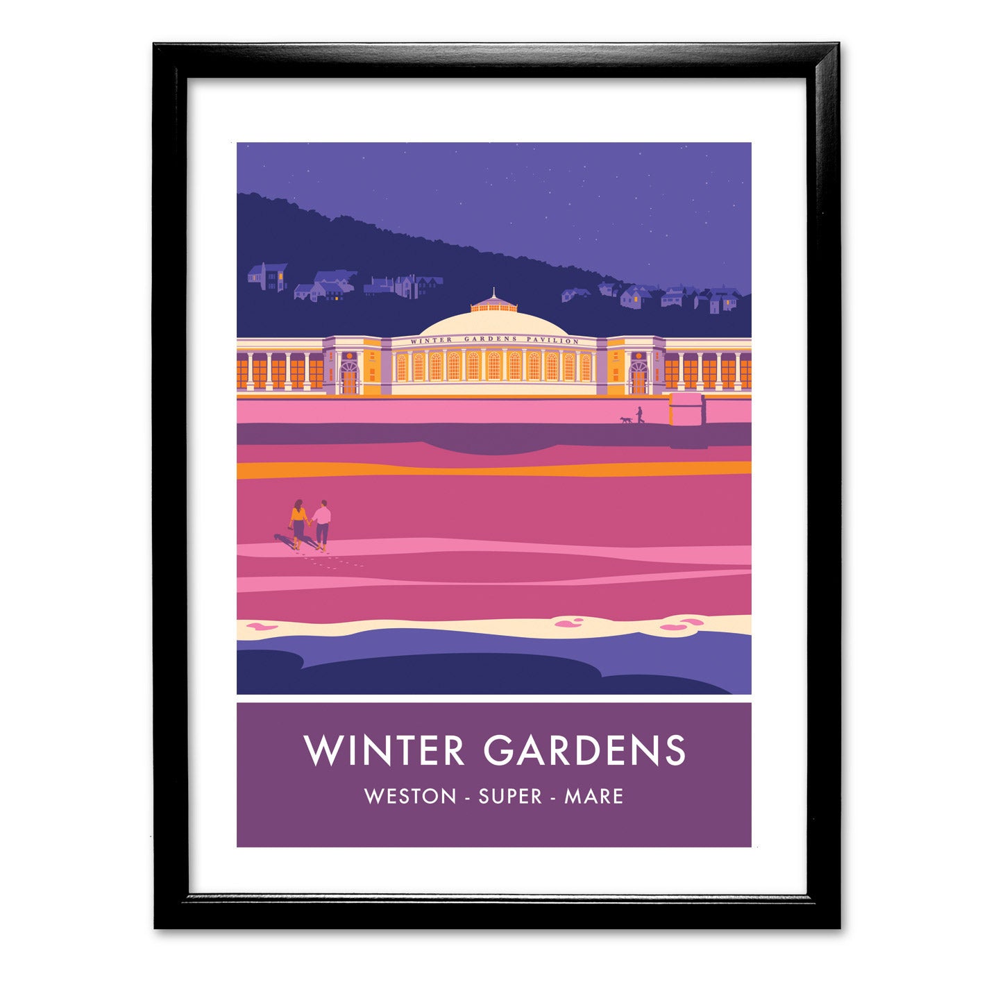 Winter Gardens, Weston Art Print