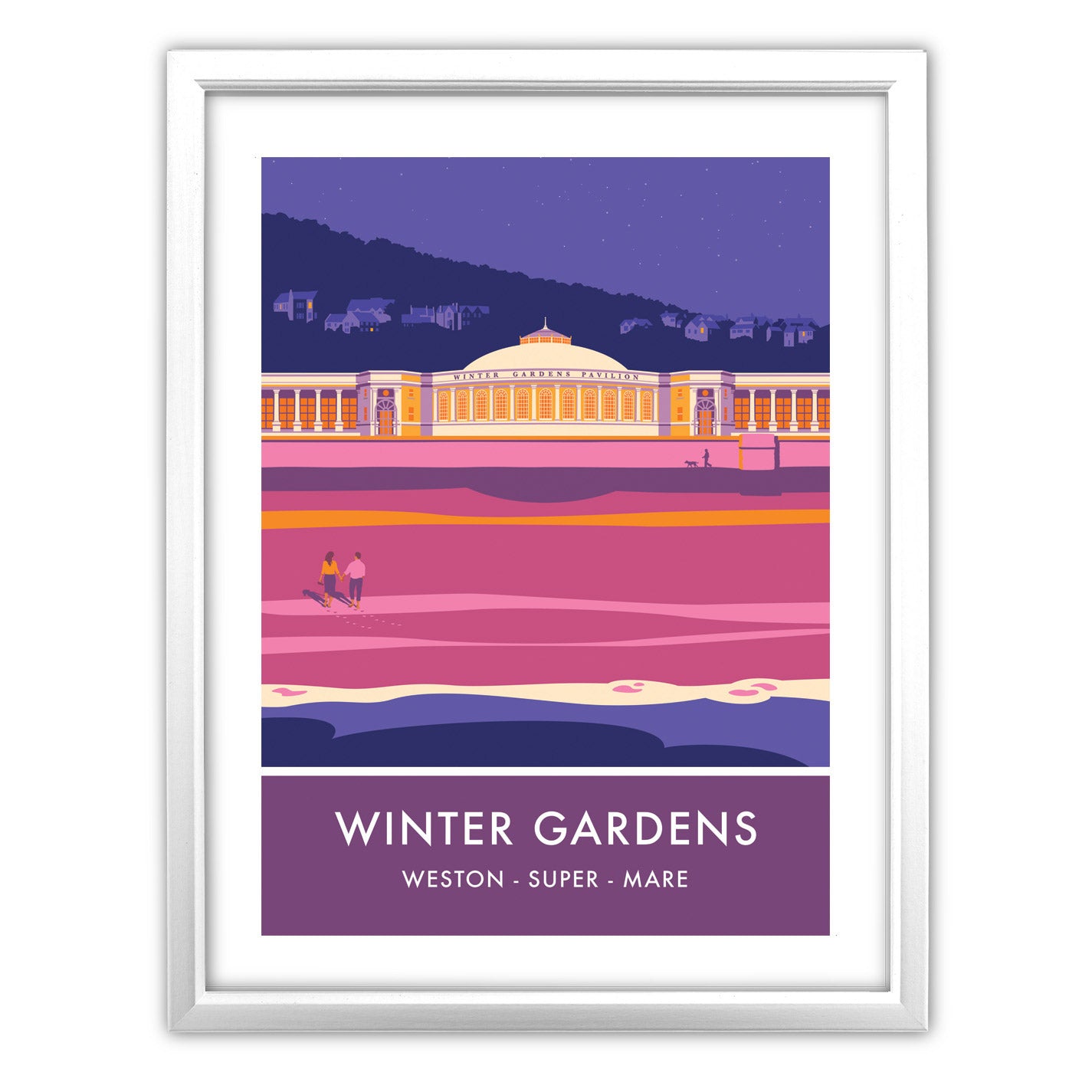 Winter Gardens, Weston Art Print