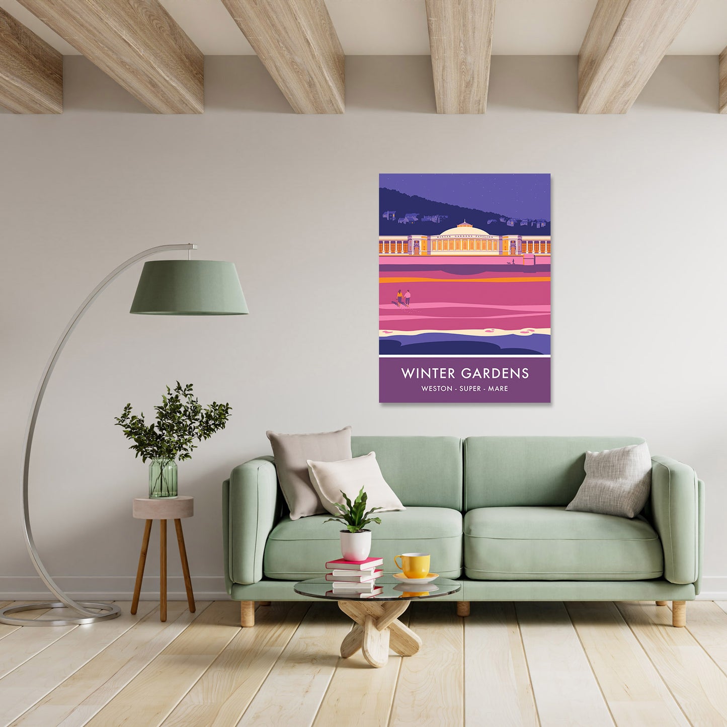 Winter Gardens, Weston Art Print