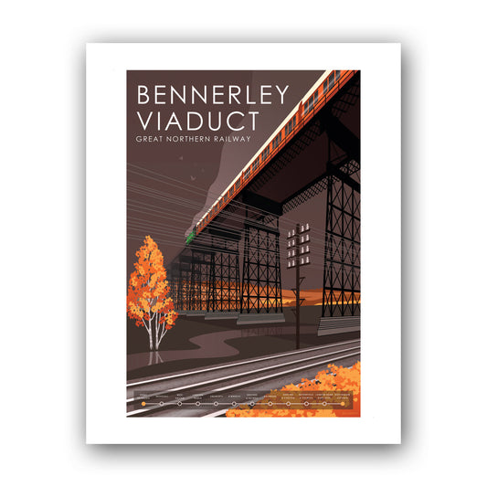 Bennerley Viaduct, GNR Art Print