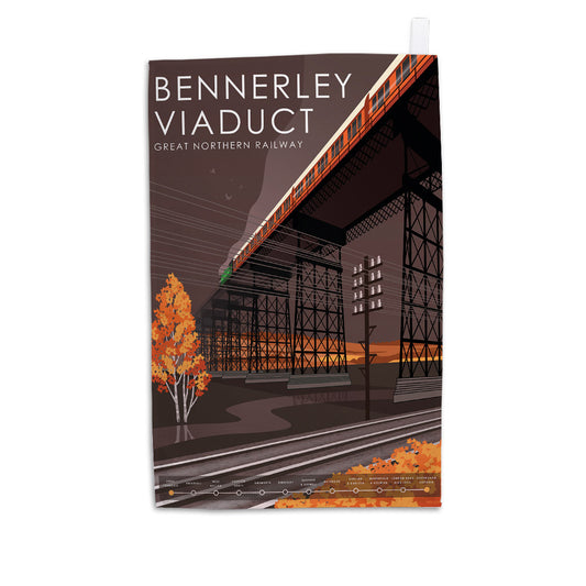 Bennerley Viaduct, GNR Tea Towel