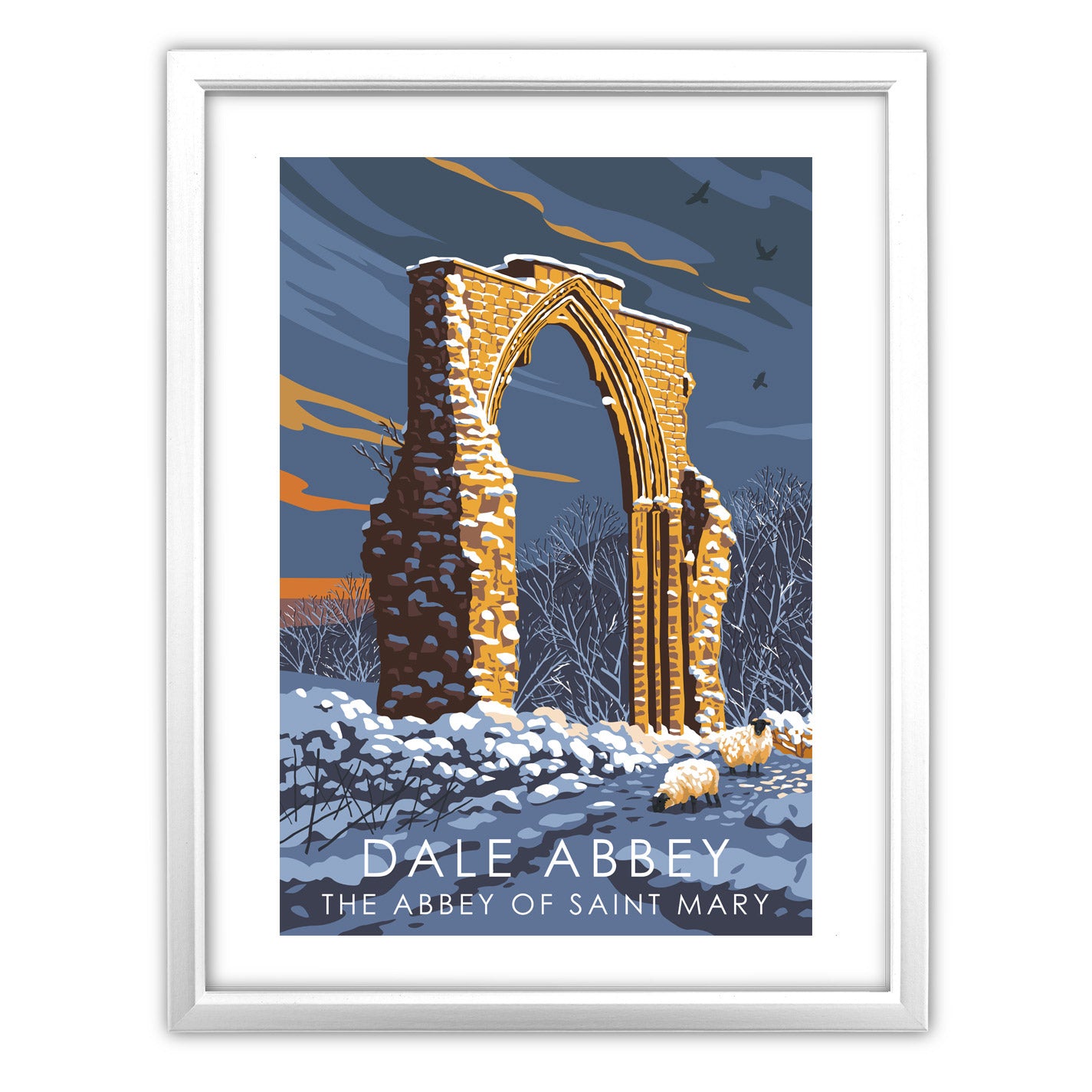 Dale Abbey, Saint Mary's Abbey Art Print