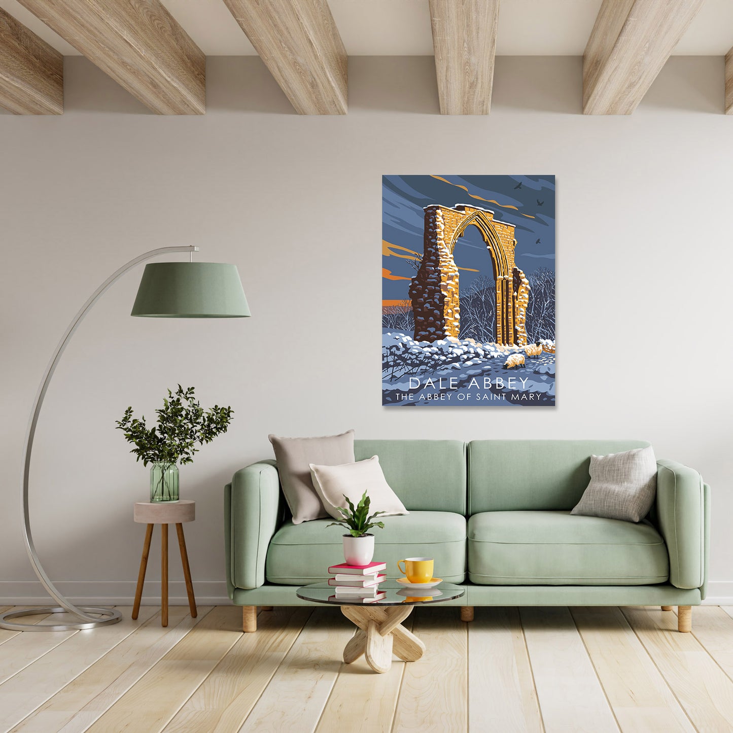 Dale Abbey, Saint Mary's Abbey Art Print