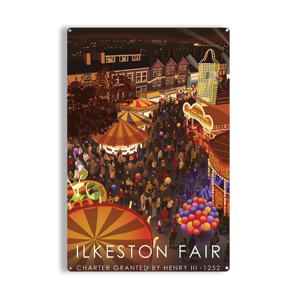 Ilkeston Fair Metal Sign