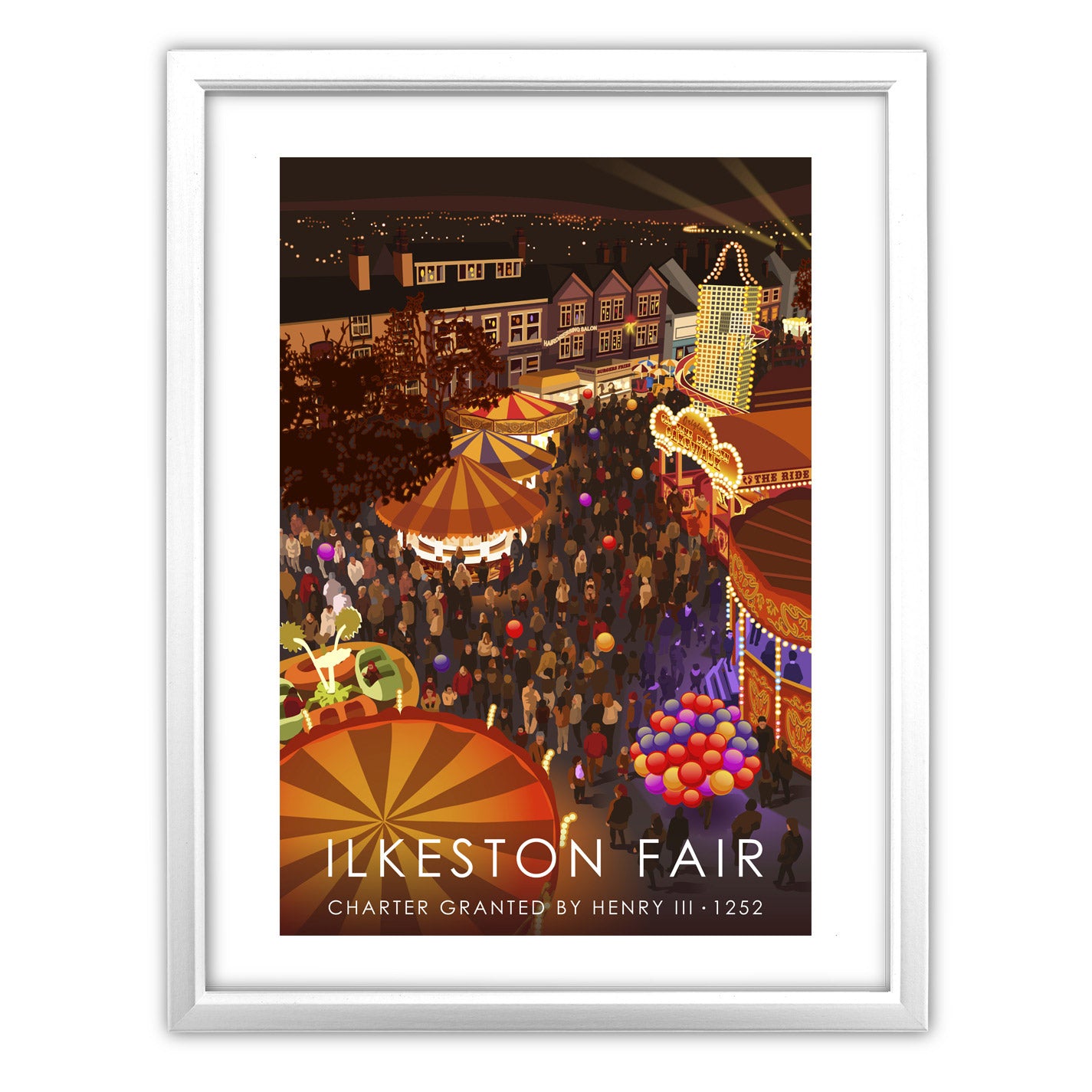 Ilkeston Fair Art Print