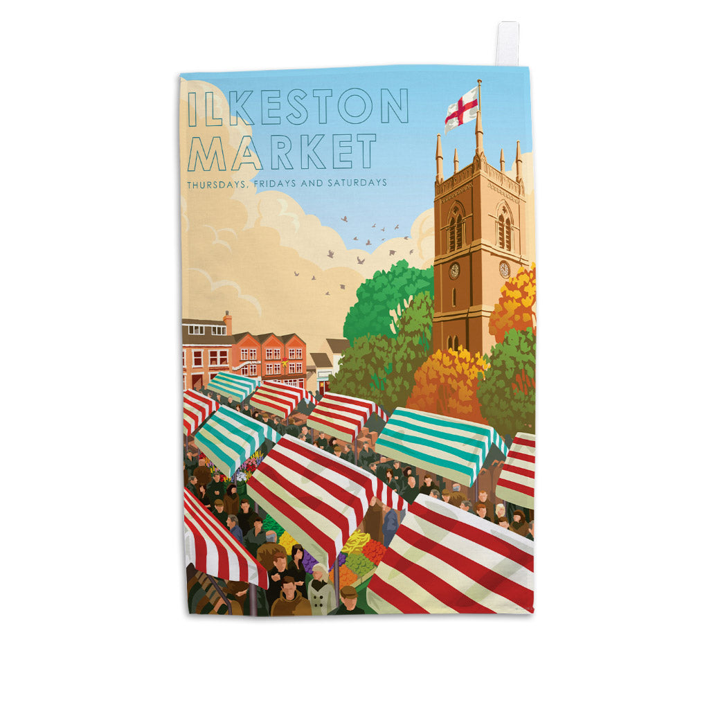 Ilkeston Market Tea Towel