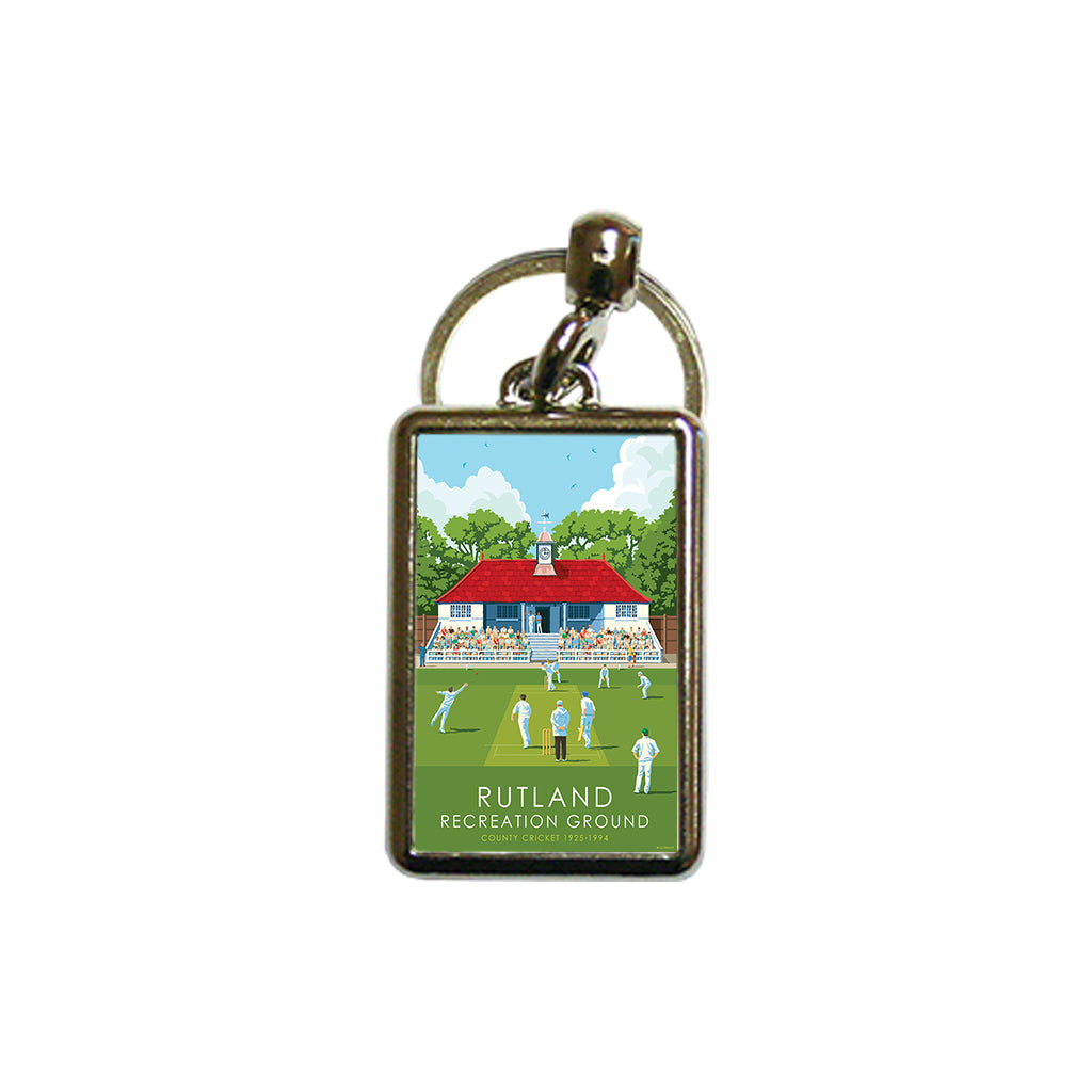 Rutland Recreationg Ground Metal Keyring