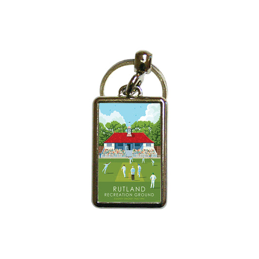 Rutland Recreationg Ground Metal Keyring