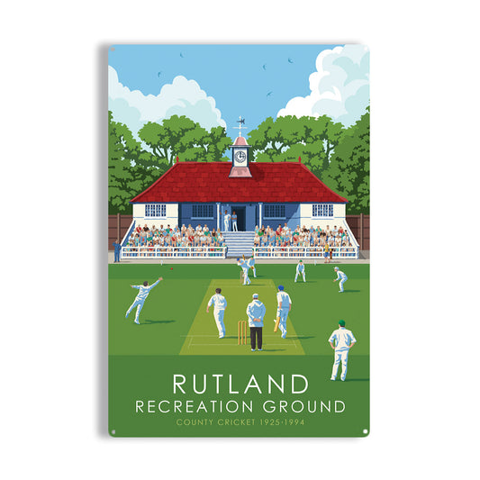 Rutland Recreationg Ground Metal Sign