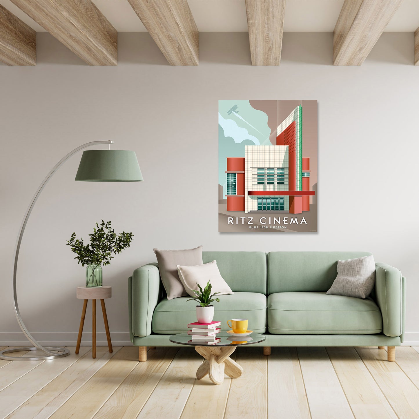 Ritz Cinema, Ilkeston Art Print
