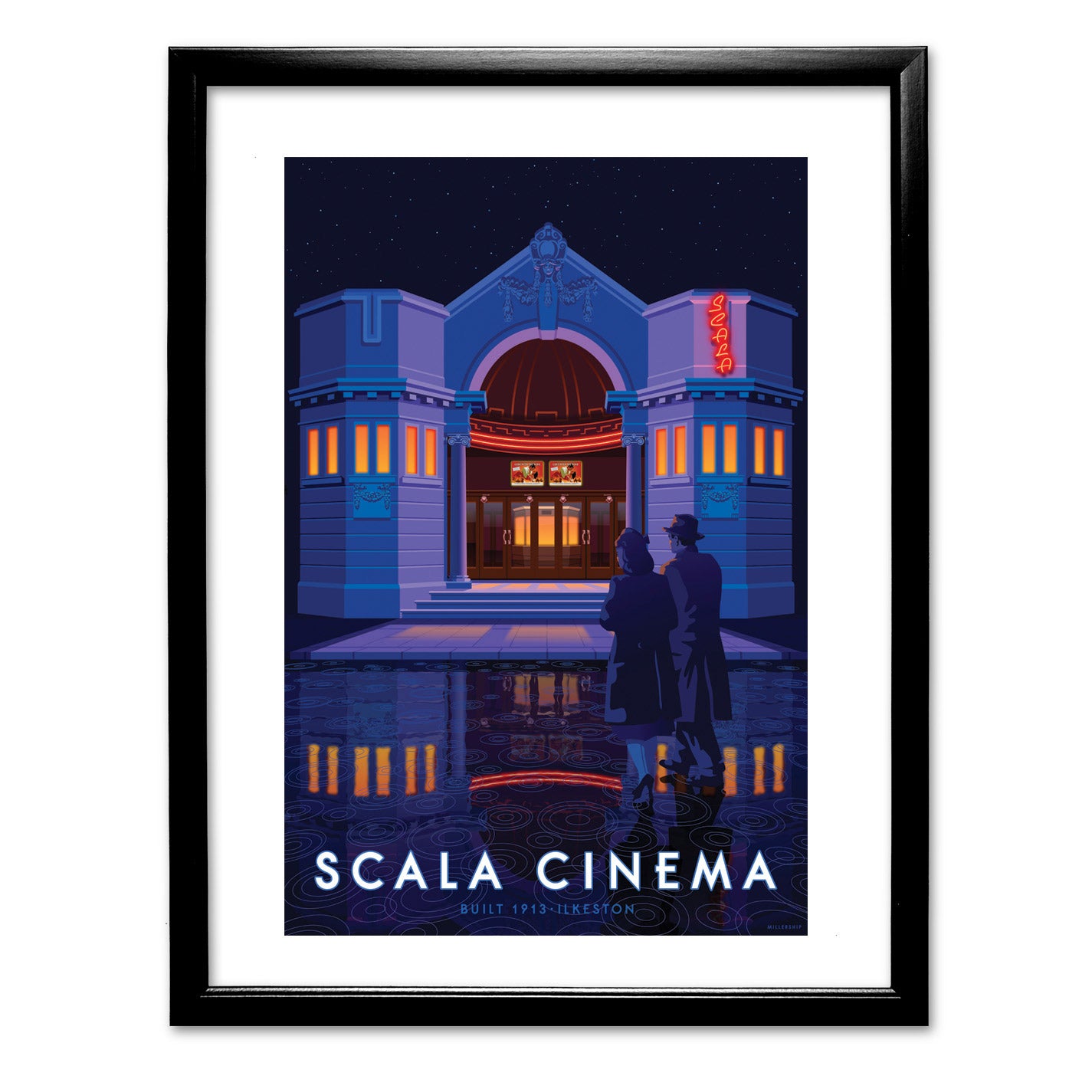Scala Cinema, Ilkeston Art Print