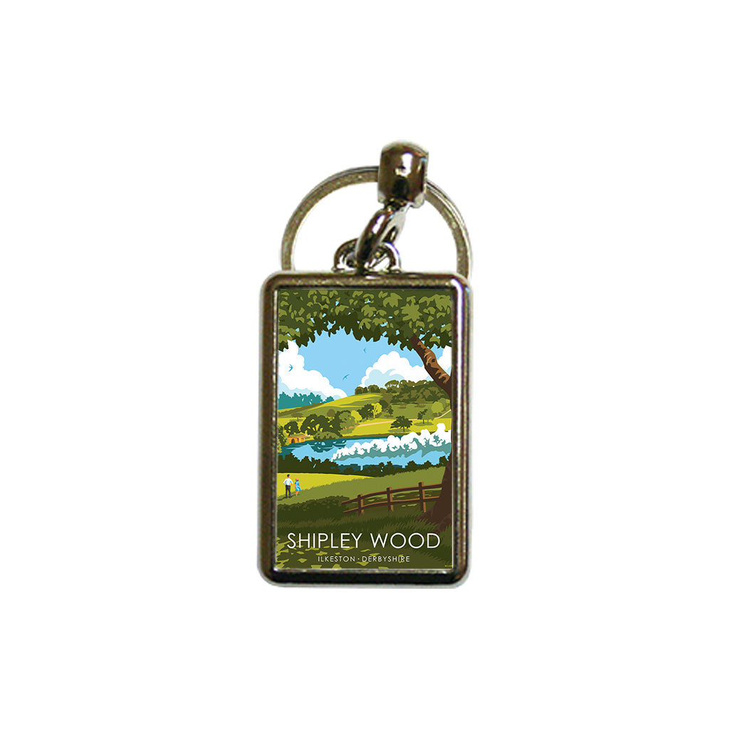 Shipley Wood, Ilkeston Metal Keyring