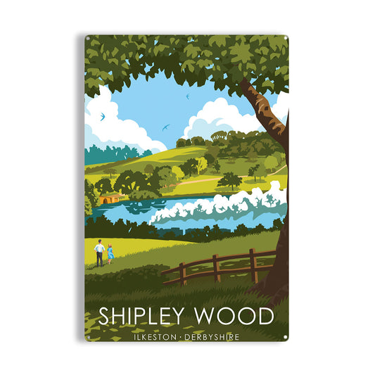 Shipley Wood, Ilkeston Metal Sign