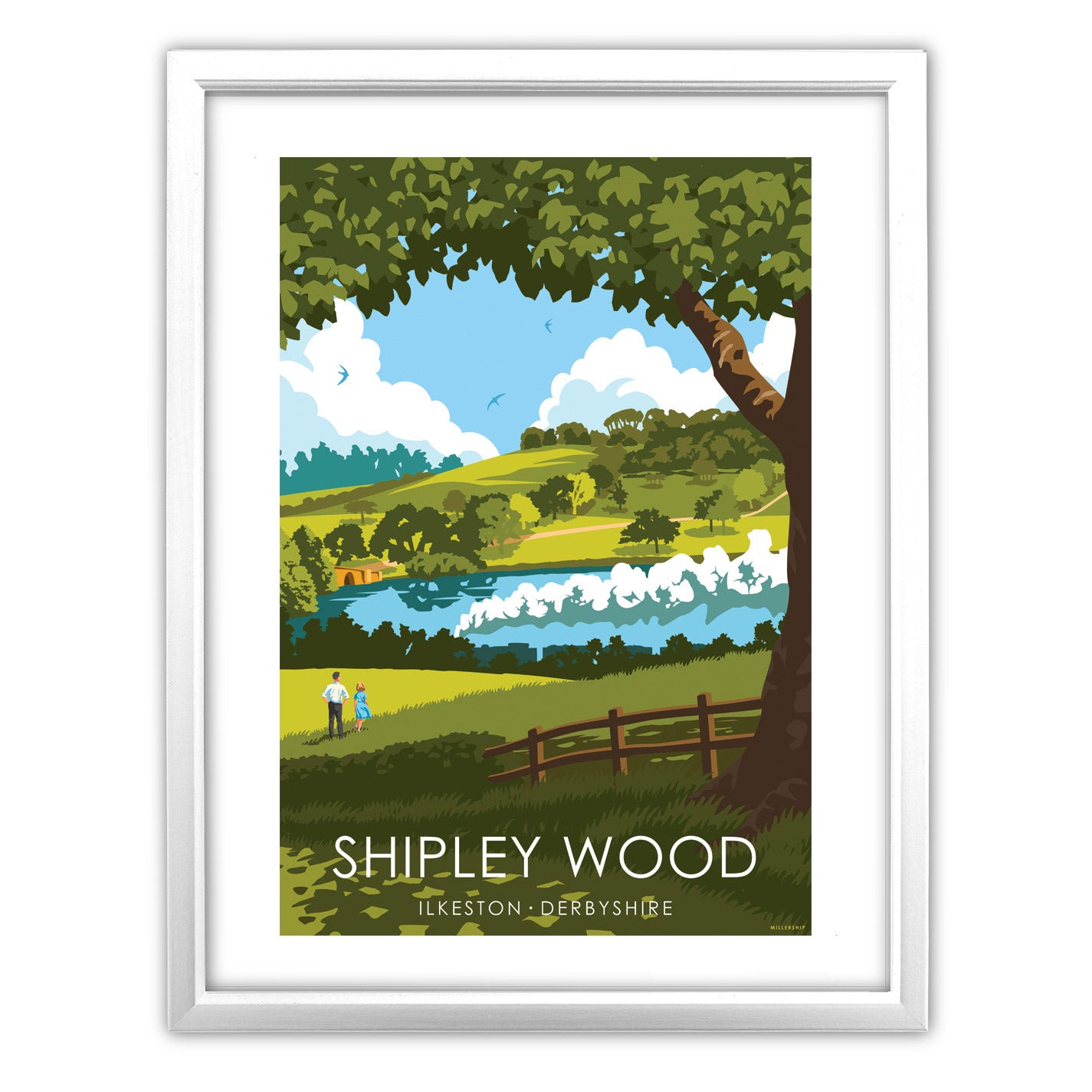 Shipley Wood, Ilkeston Art Print