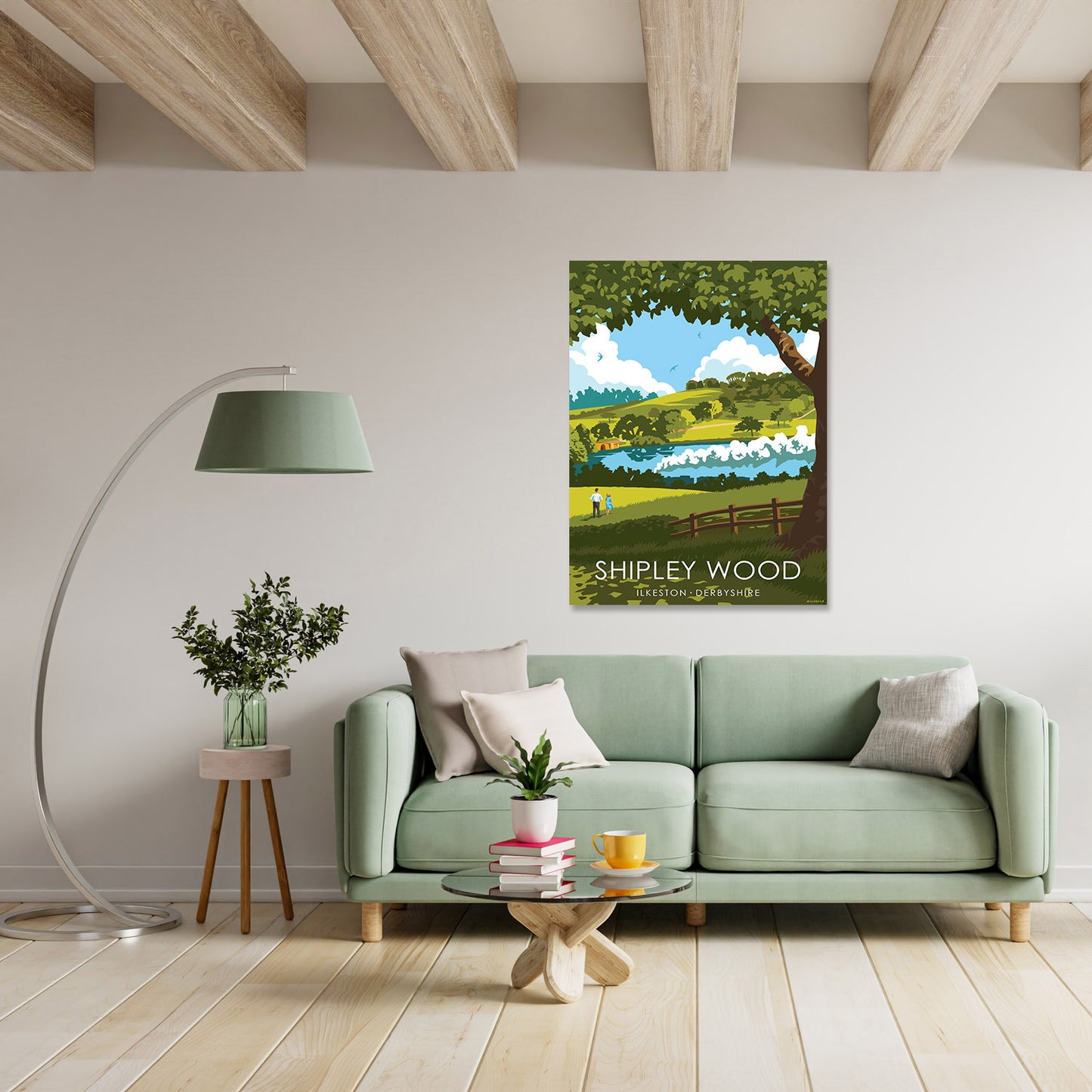 Shipley Wood, Ilkeston Art Print