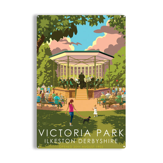 Victoria Park Metal Sign