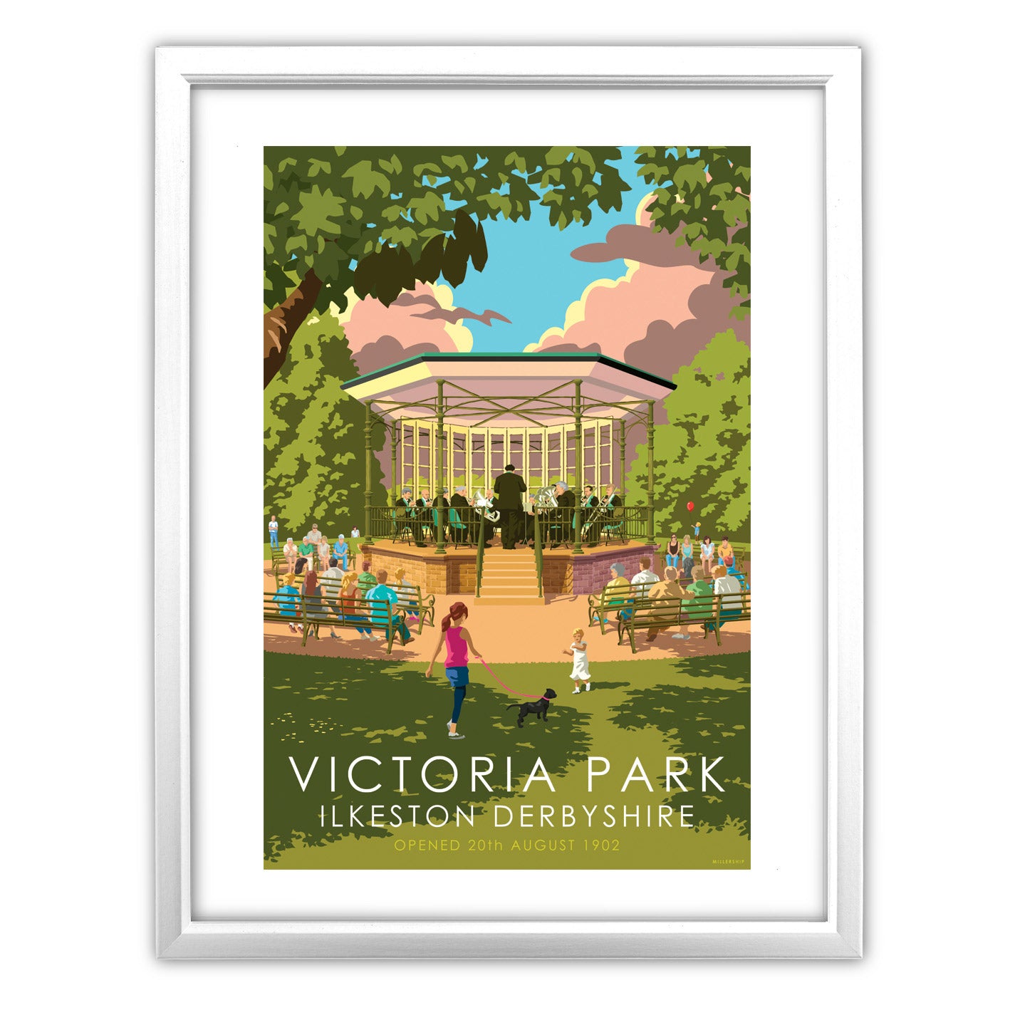 Victoria Park Art Print
