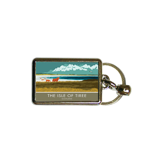 The Isle of Tiree Metal Keyring