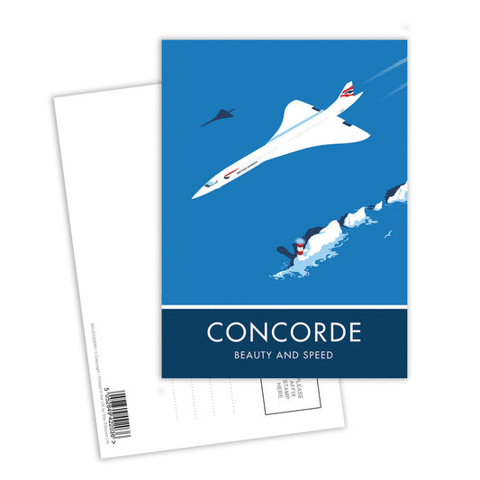 Concorde Postcard Pack of 8
