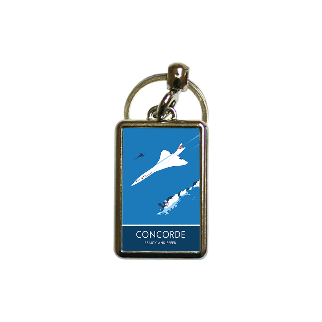 Concorde Metal Keyring