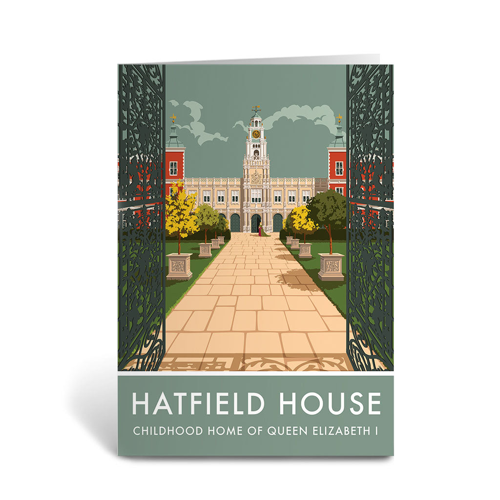 Hatfield House Greeting Card 7x5