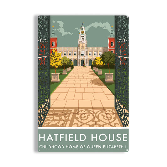 Hatfield House Metal Sign