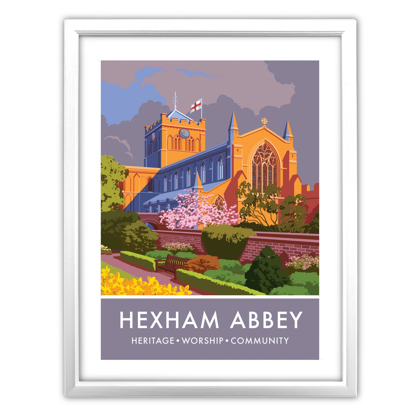 Hexham Abbey Art Print