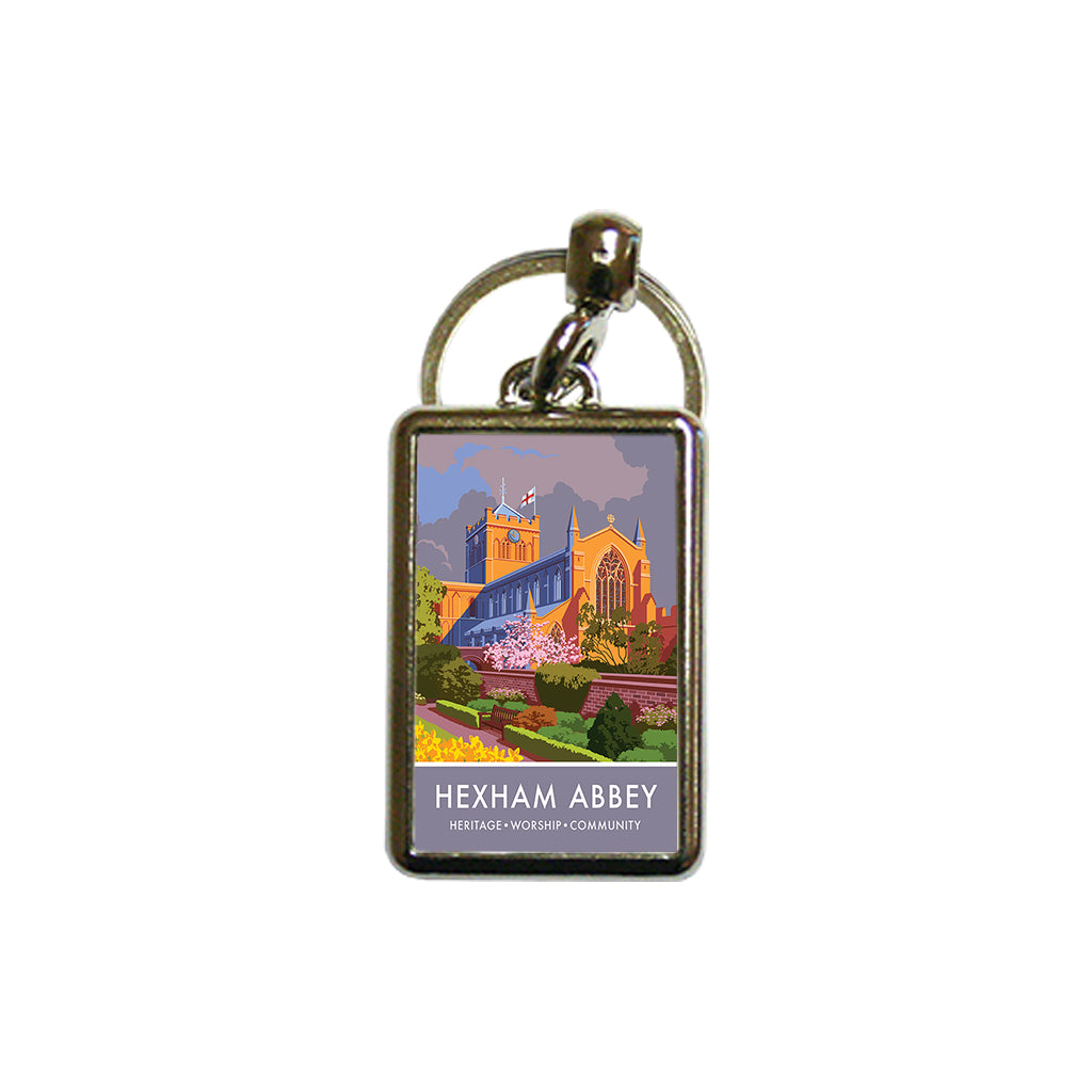Hexham Abbey Metal Keyring