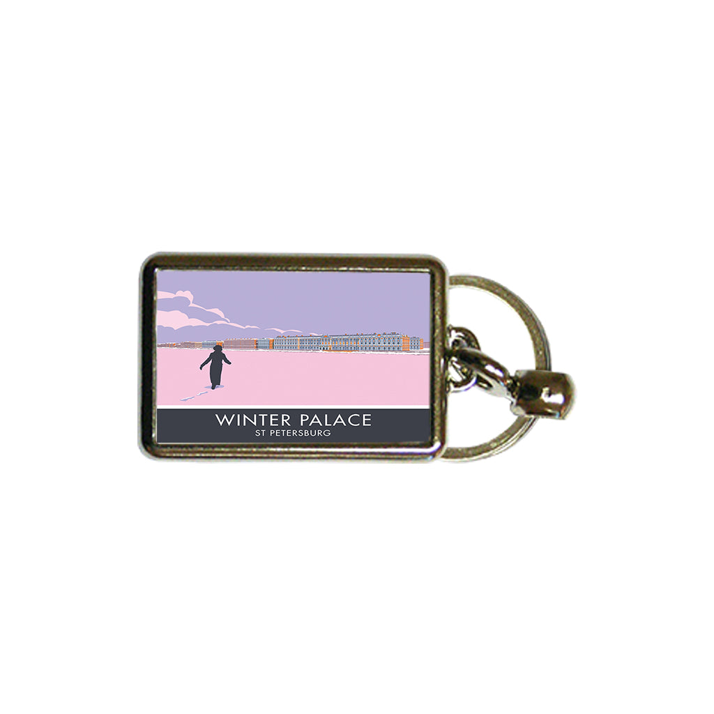 Winter Palace Metal Keyring