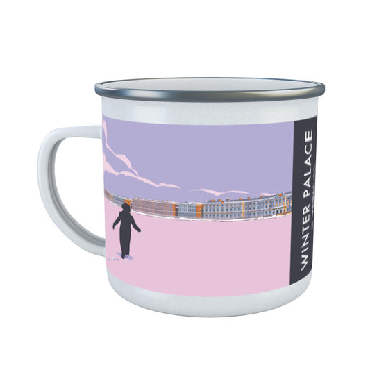 The Winter Palace, St Petersburg, Enamel Mug
