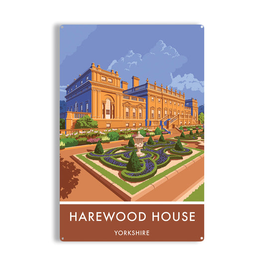 Harewood House, Yorkshire Metal Sign