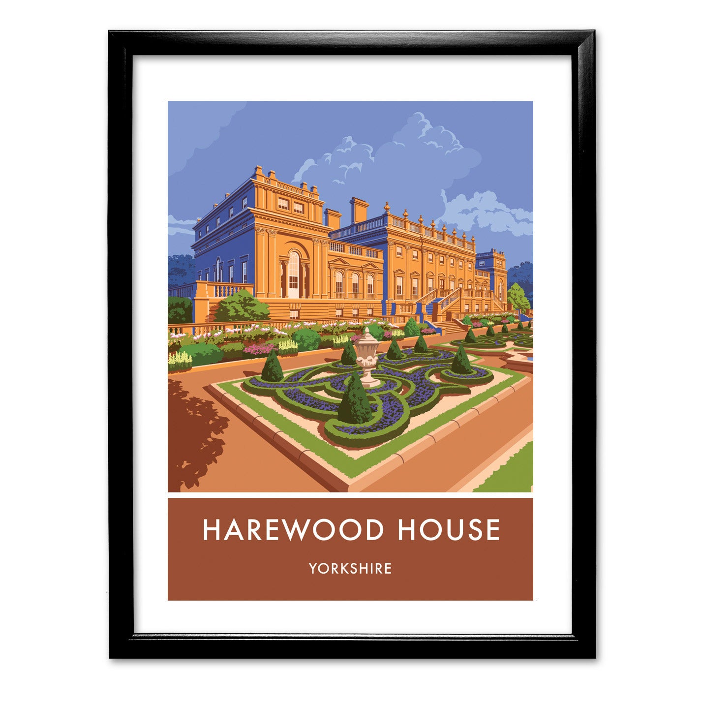 Harewood House, Yorkshire Art Print