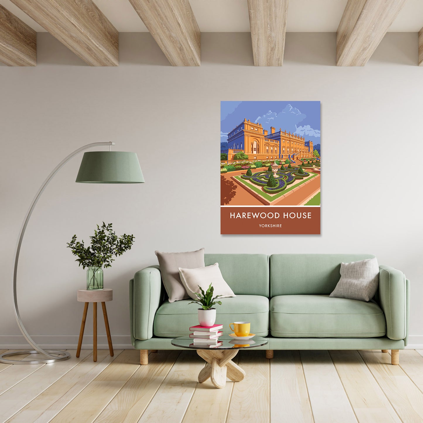 Harewood House, Yorkshire Art Print