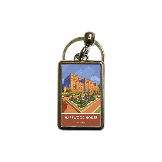 Harewood House, Yorkshire Metal Keyring