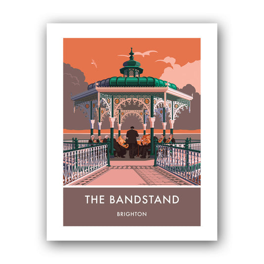 The Bandstand, Brighton Art Print