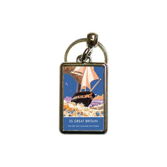 Ss Great Britain Metal Keyring